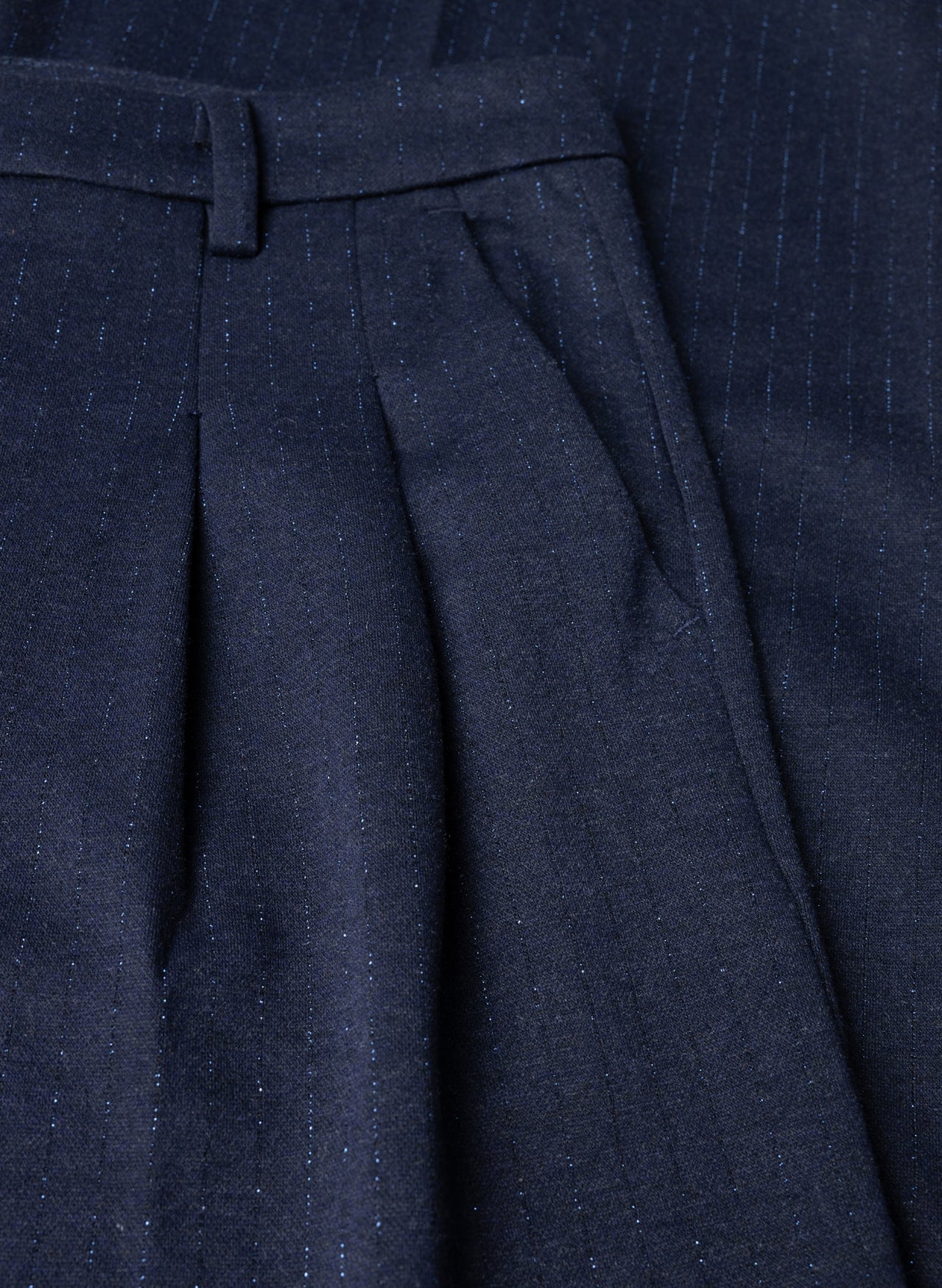 Yest blazer donker blauw met lurex draad model Bailey dark navy