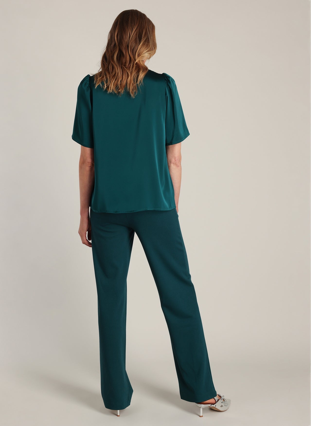 Yest pantalon teal green model Paloma Essential lengte 30