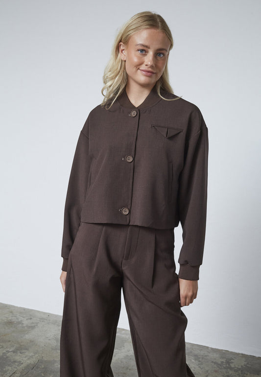 Sisters Point jasje bomber bruin model Great ja chocolate brown