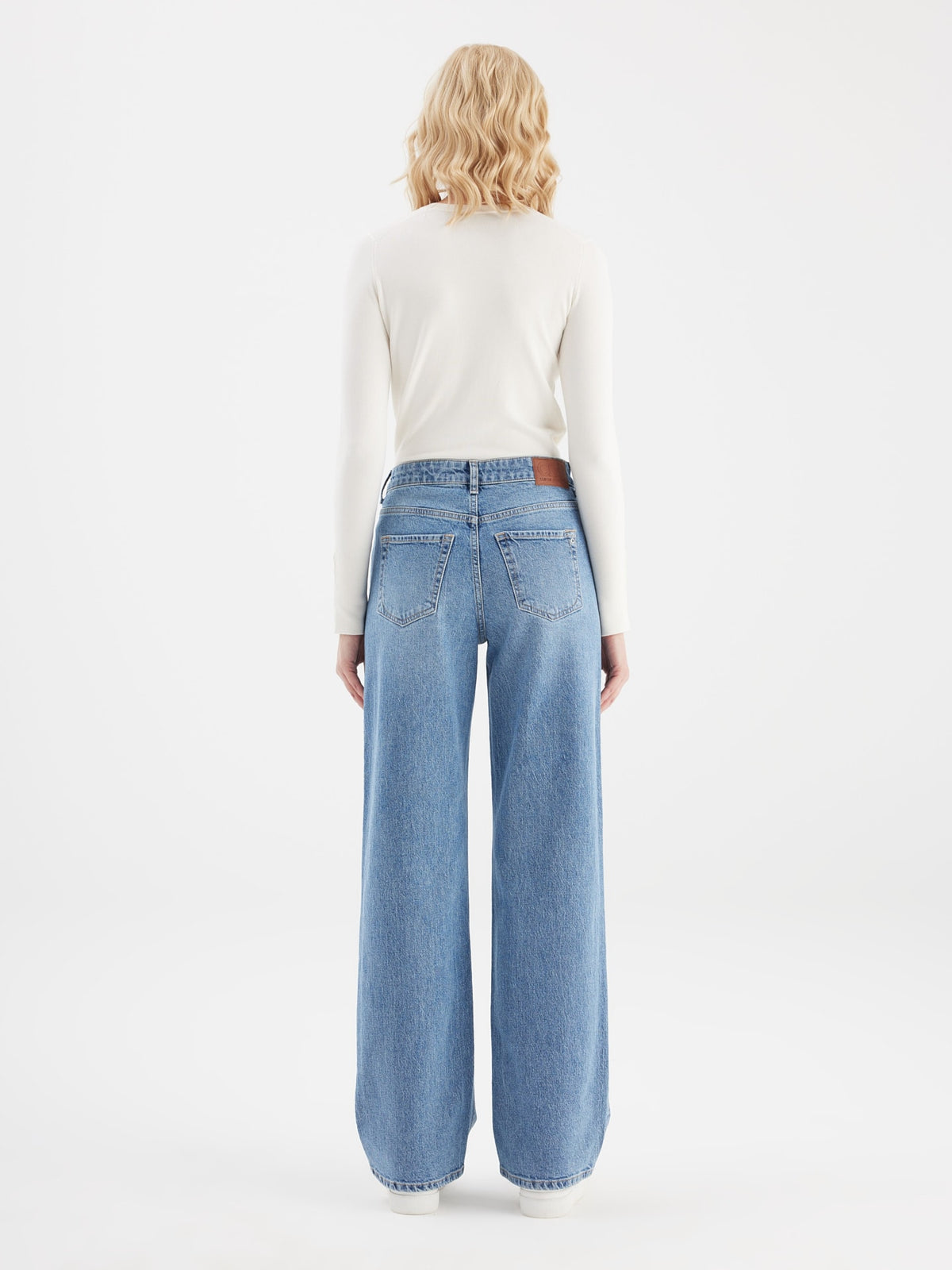 COJ jeans Cora medium blue lengte 2 straigth fit Mid Waist