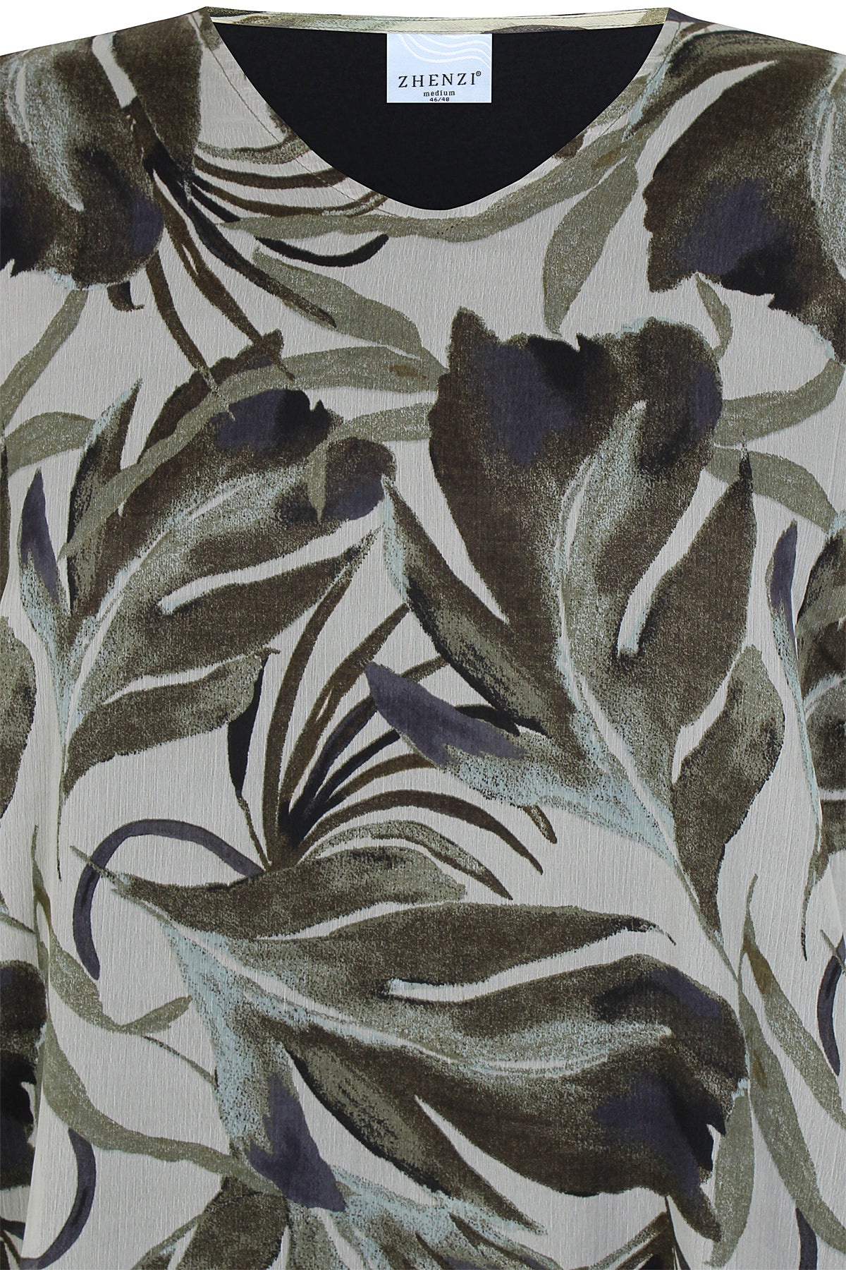 Zhenzi tuniek groene print model Saya 1043 Seya
