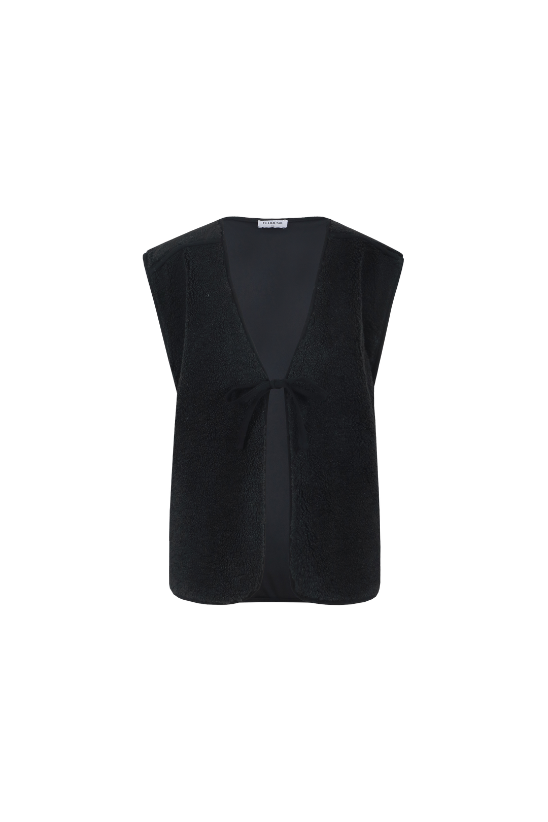 Fluresk gilet teddy zwart model Roswyn black