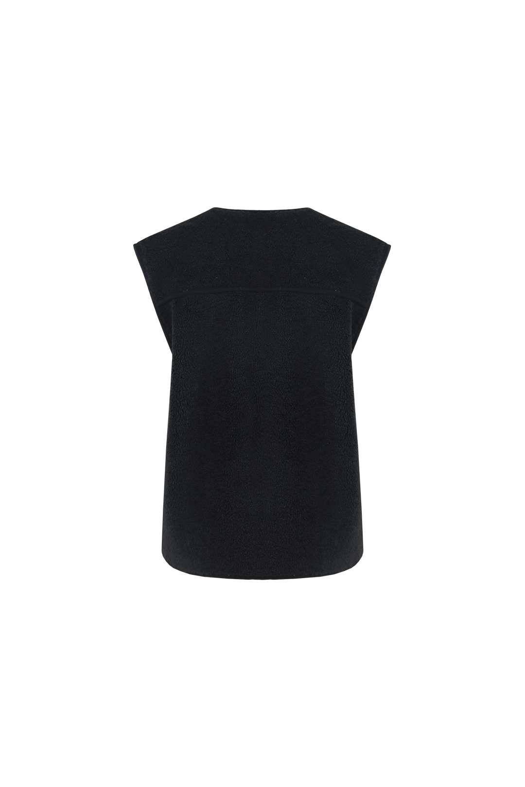 Fluresk gilet teddy zwart model Roswyn black