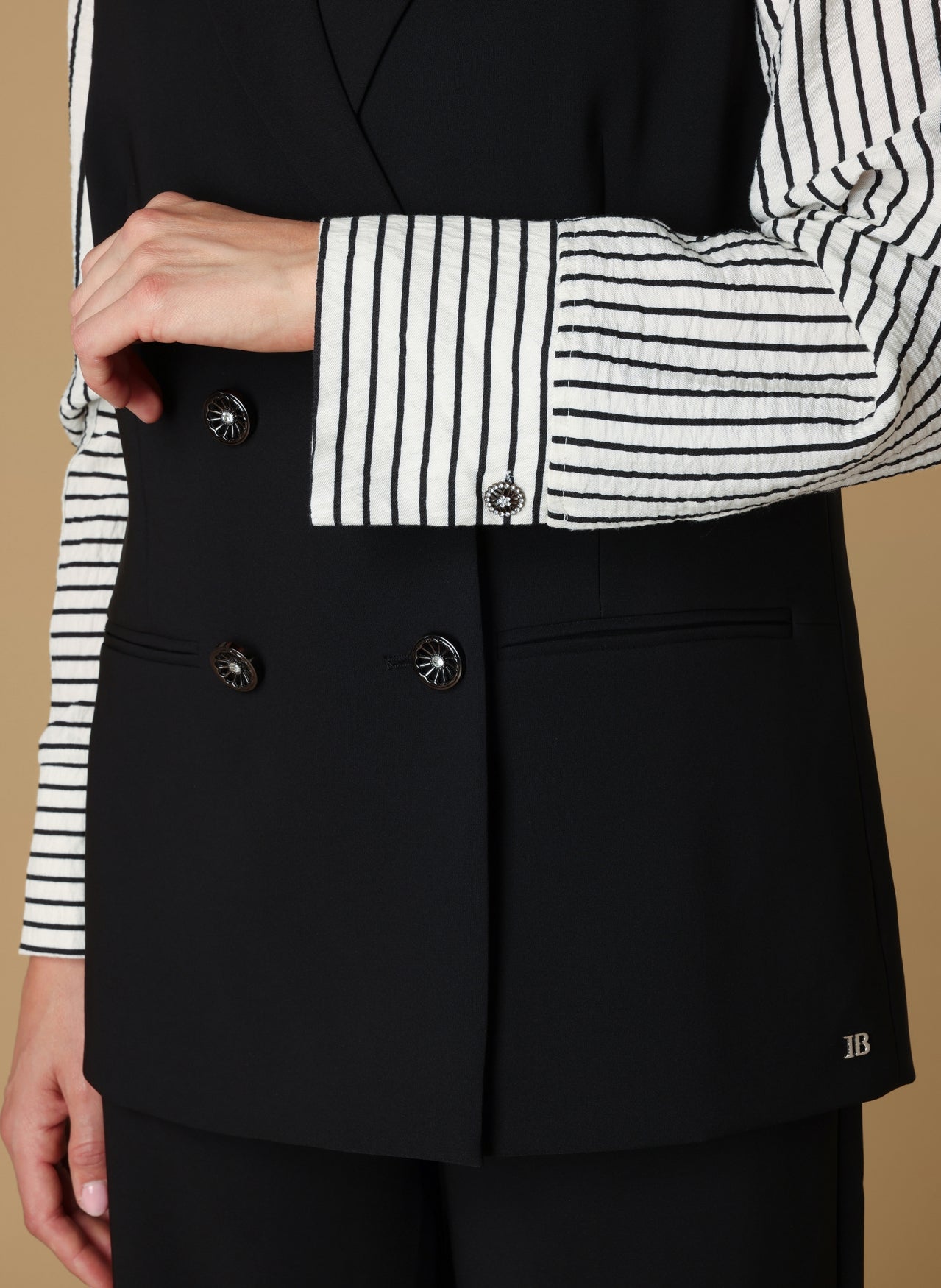 Ivy Beau gilet zwart Sien black