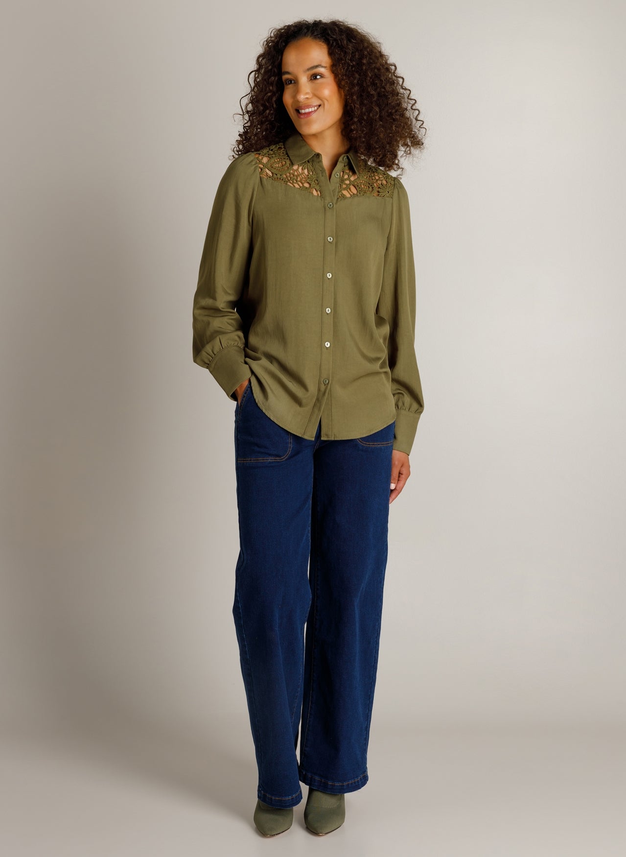 Ivy Beau blouse groen model Hanien green 4201269