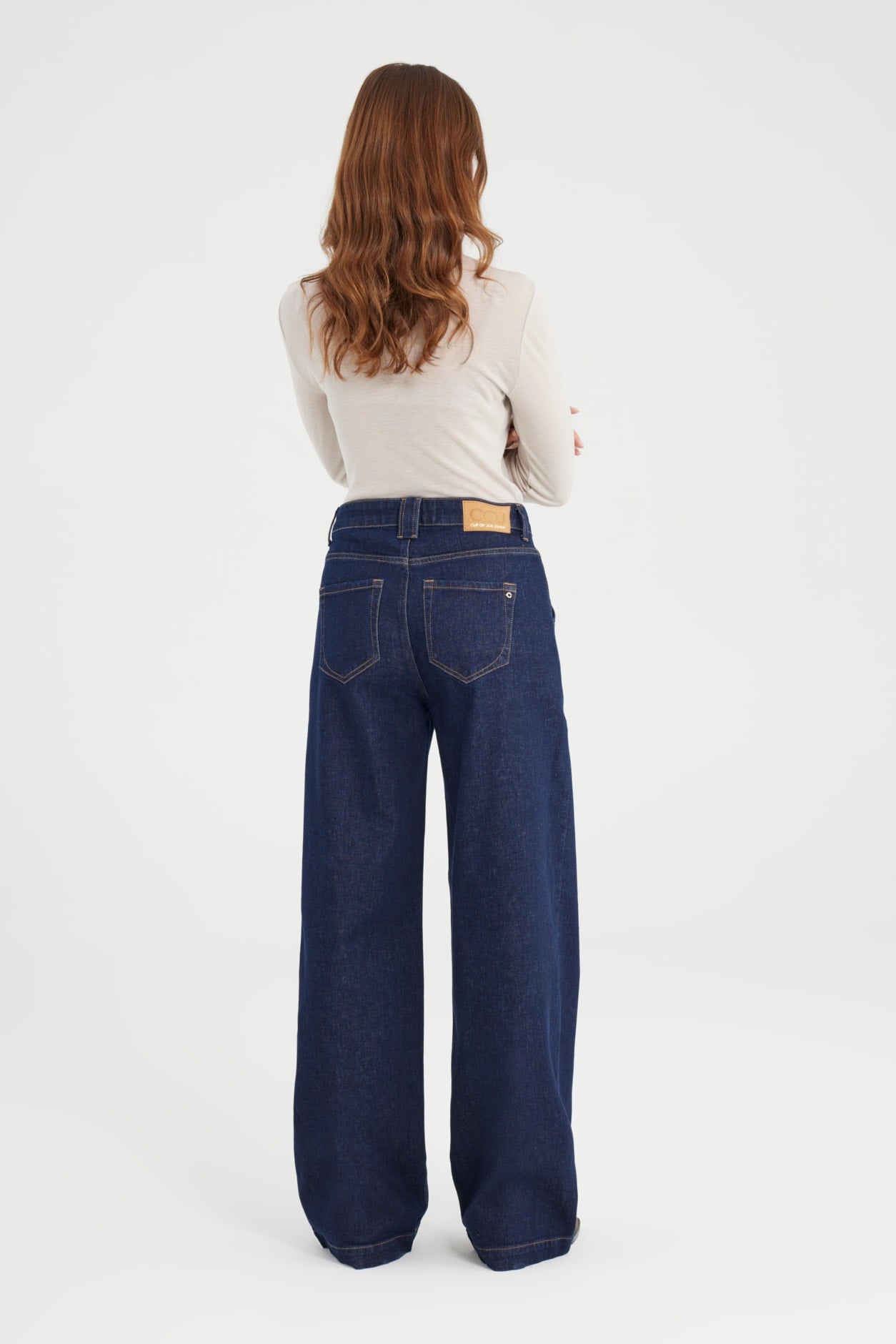 COJ jeans raw blue Lulu wide fit lengte 30