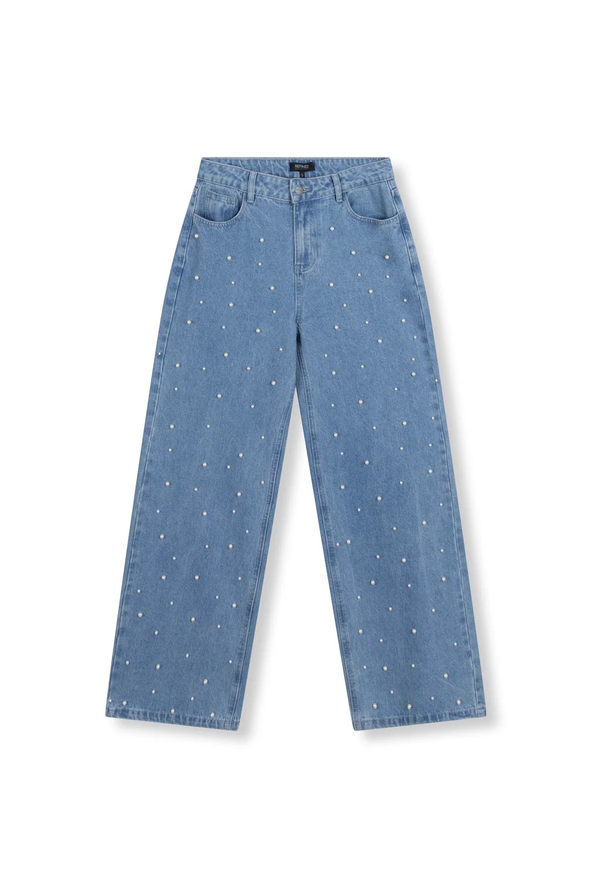 Refined Department jeans met parels model Payton pants blauw
