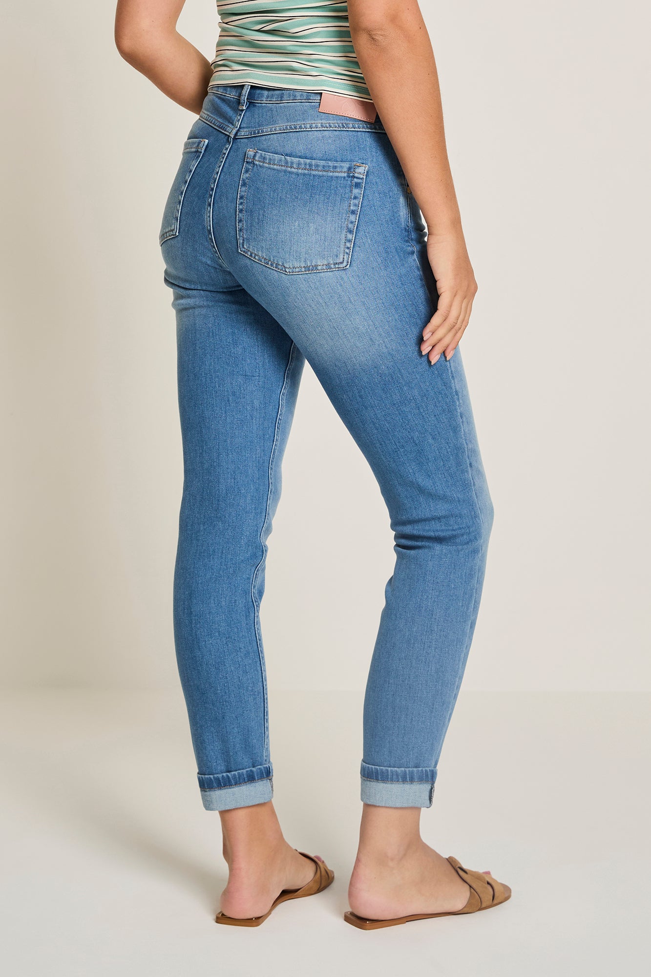 Para Mi jeans blauw bowie lengte 30 summer blue taperd leg