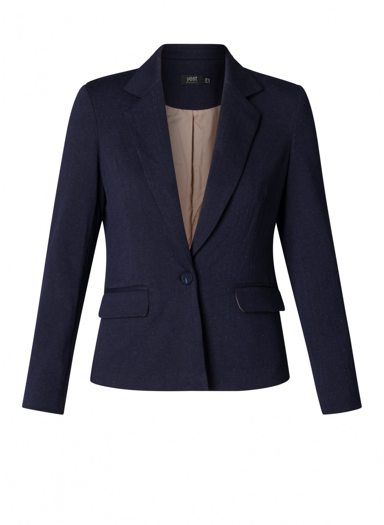 Ydence blazer donker blauw met lurex model Barbara dark navy