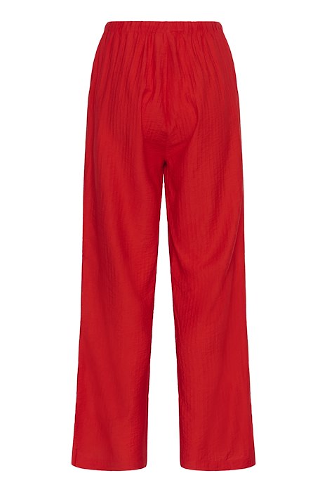 Cream broek rood model CRlori pants Flame Scarlet