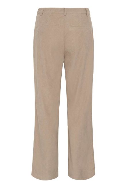 Cream broek zandkleur beige rib model CRkanna Corduroy pant cobblestone lengte 32