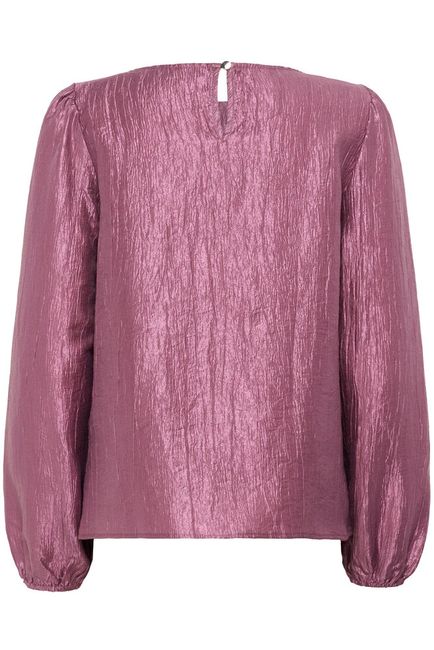 Kaffe paars roze blouse met glansje model KArizz Tulipwood