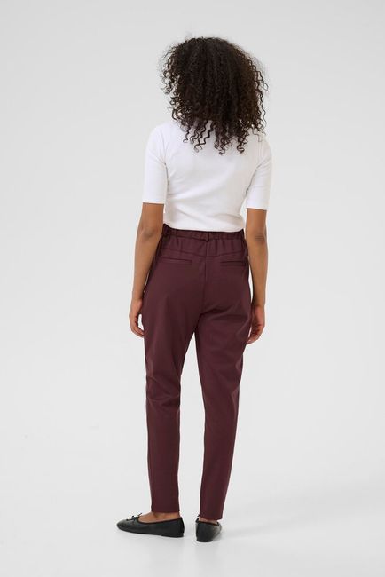 Kaffe broek bordeaux bruin model KAjenny fudge