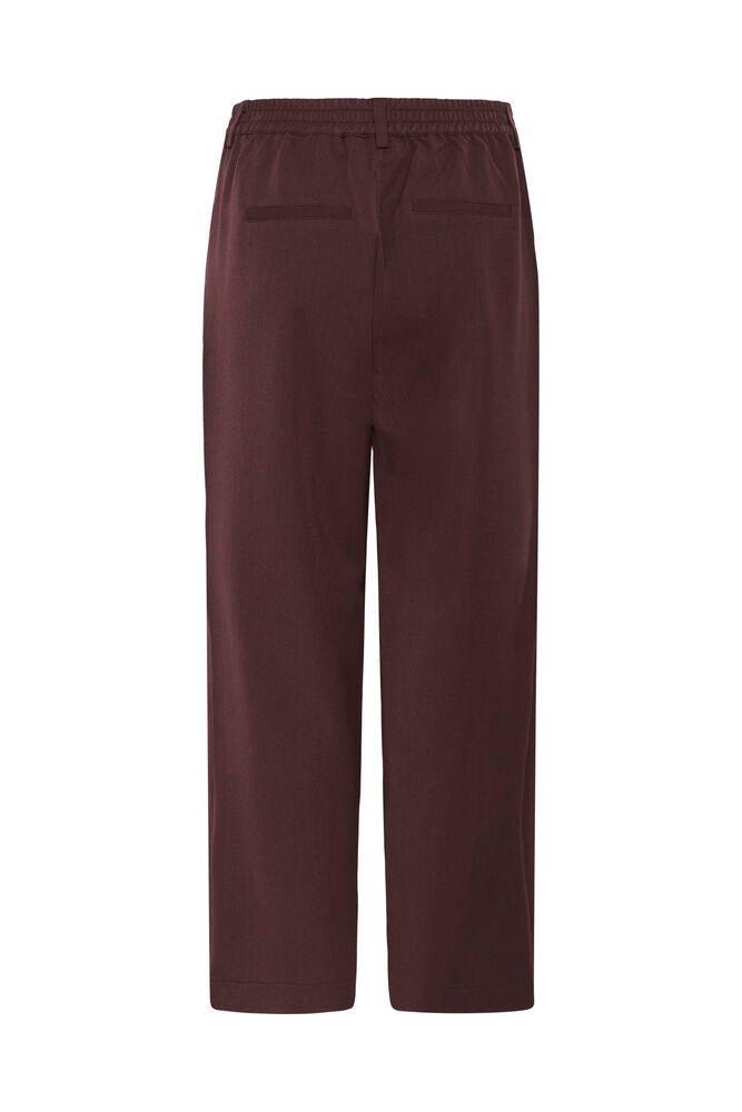 Kaffe broek bordeaux rood pantalon model KAvalley pants fudge