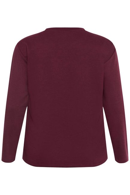 Kaffe Curve sweatshirt bordeaux model KCeliza sweater windsor wine