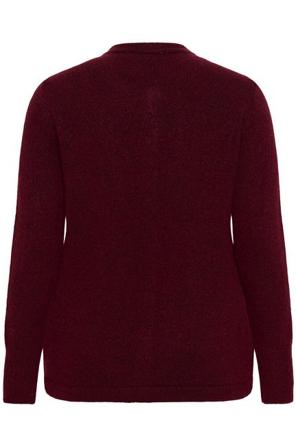 Kaffe Curve vest bordeaux KCniela cardigan windsor wine