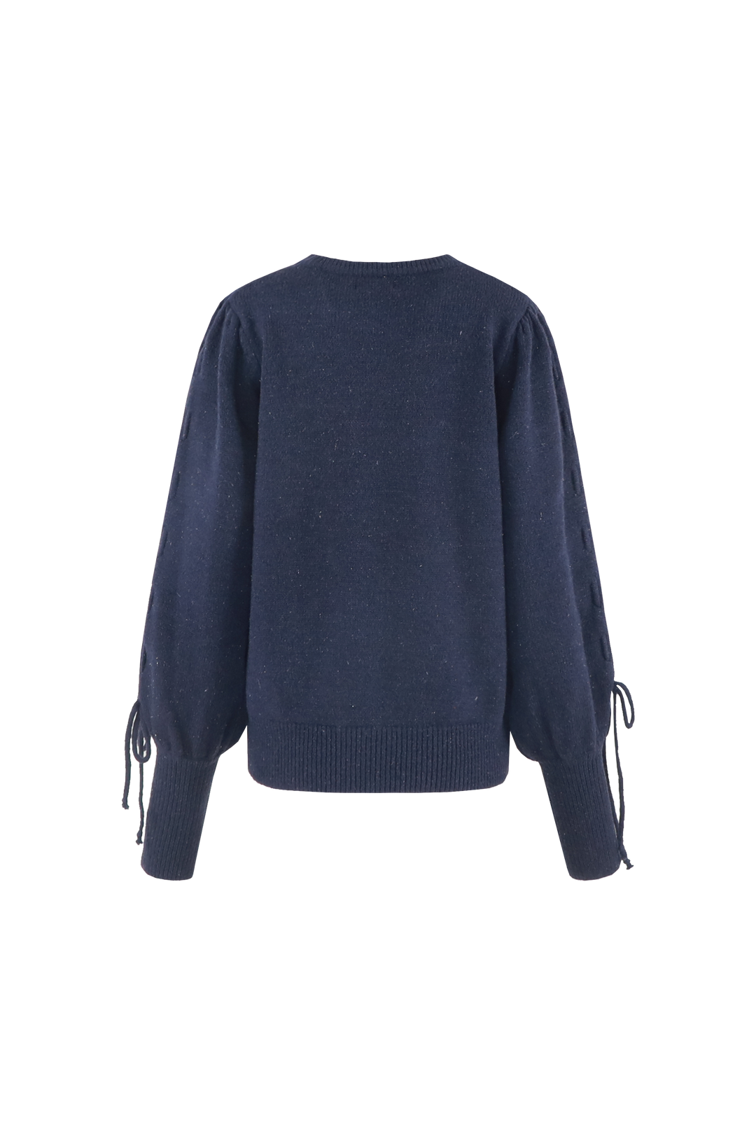 Fluresk trui donker blauw met lurex model Scottie knit sweater midnight blue