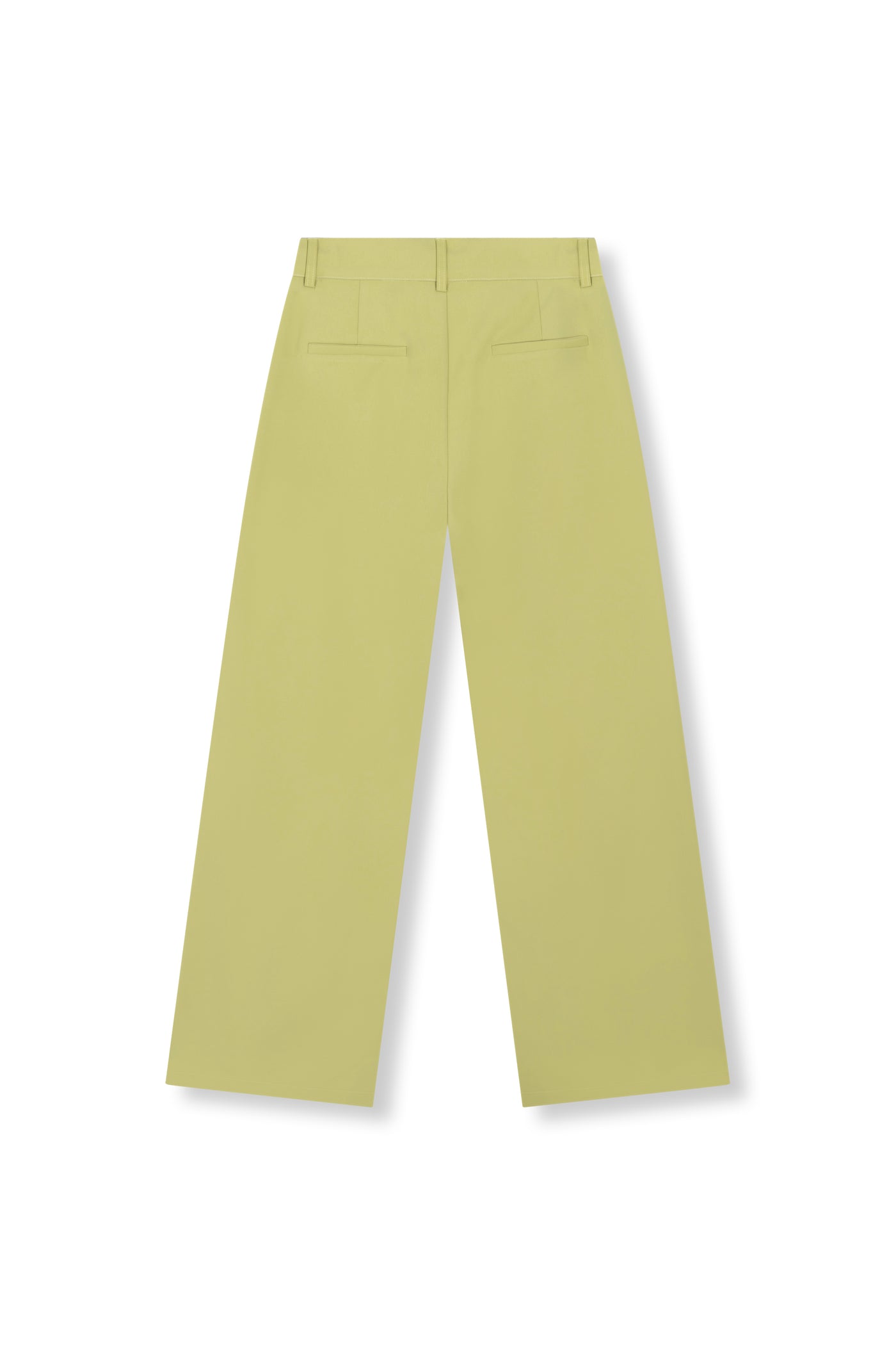 Refined Department pantalon groen bandplooi model Puck panta matcha broek