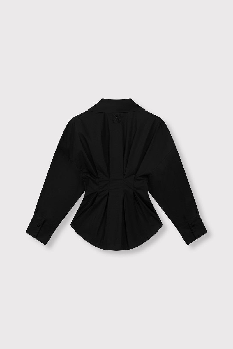 Refined Department blouse zwart model ladies woven oversized fitted GUUSJE
R2609941067