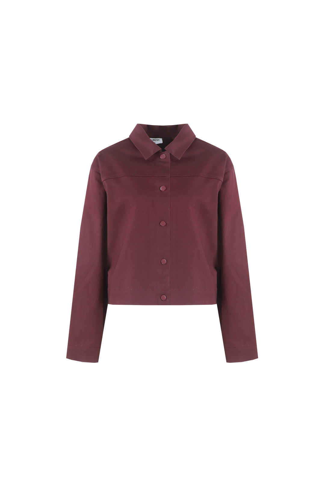 Fluresk jasje denim bordeaux Mascha jacket wine red