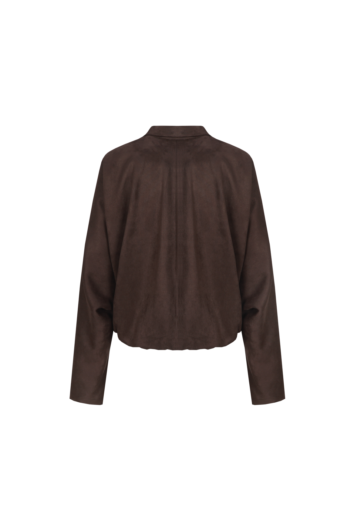 Fluresk suède look jasje bruin model Ginny jacket dark chocolate