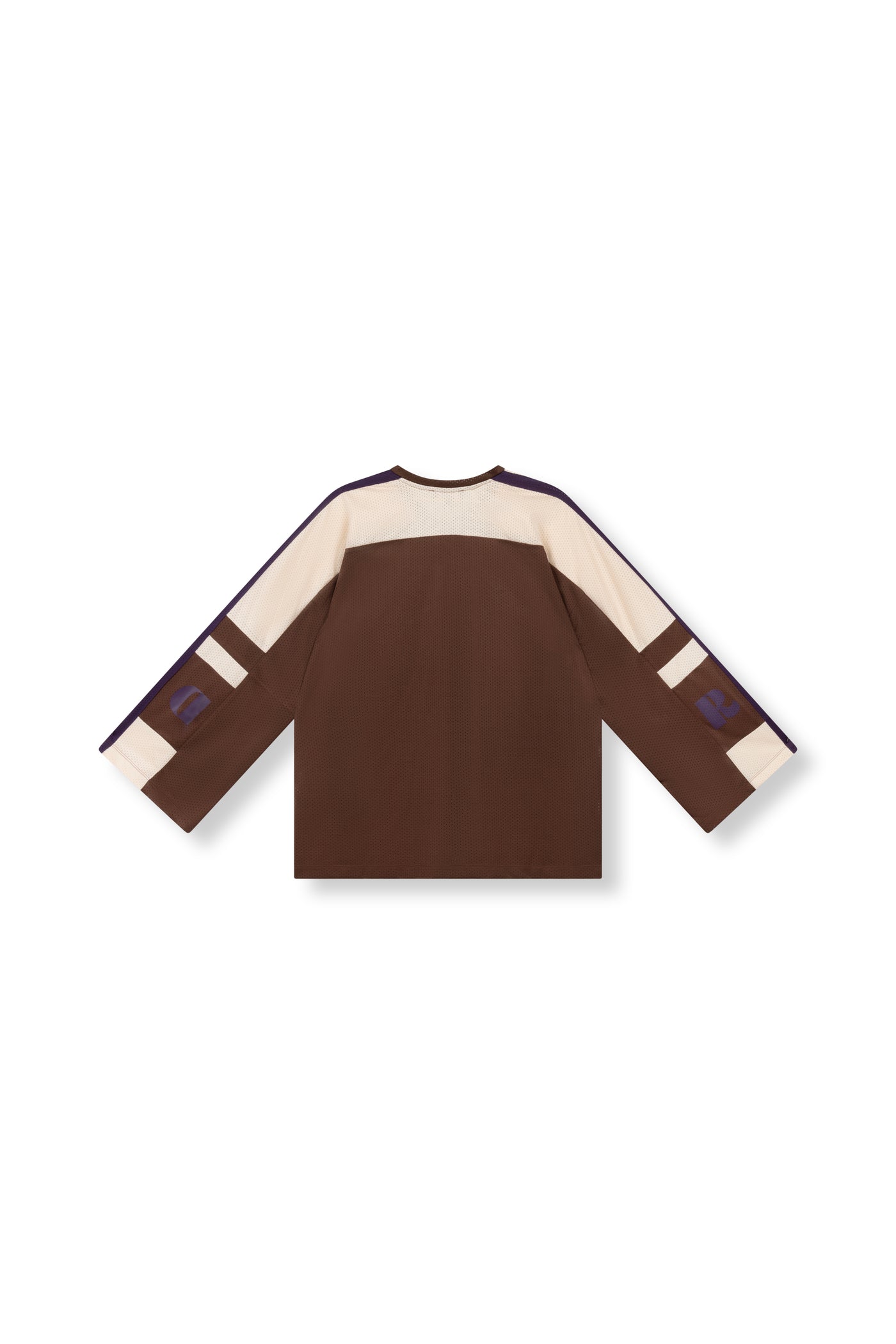 Refined Department shirt bruin met paars baseball YAEDY T-shirt
