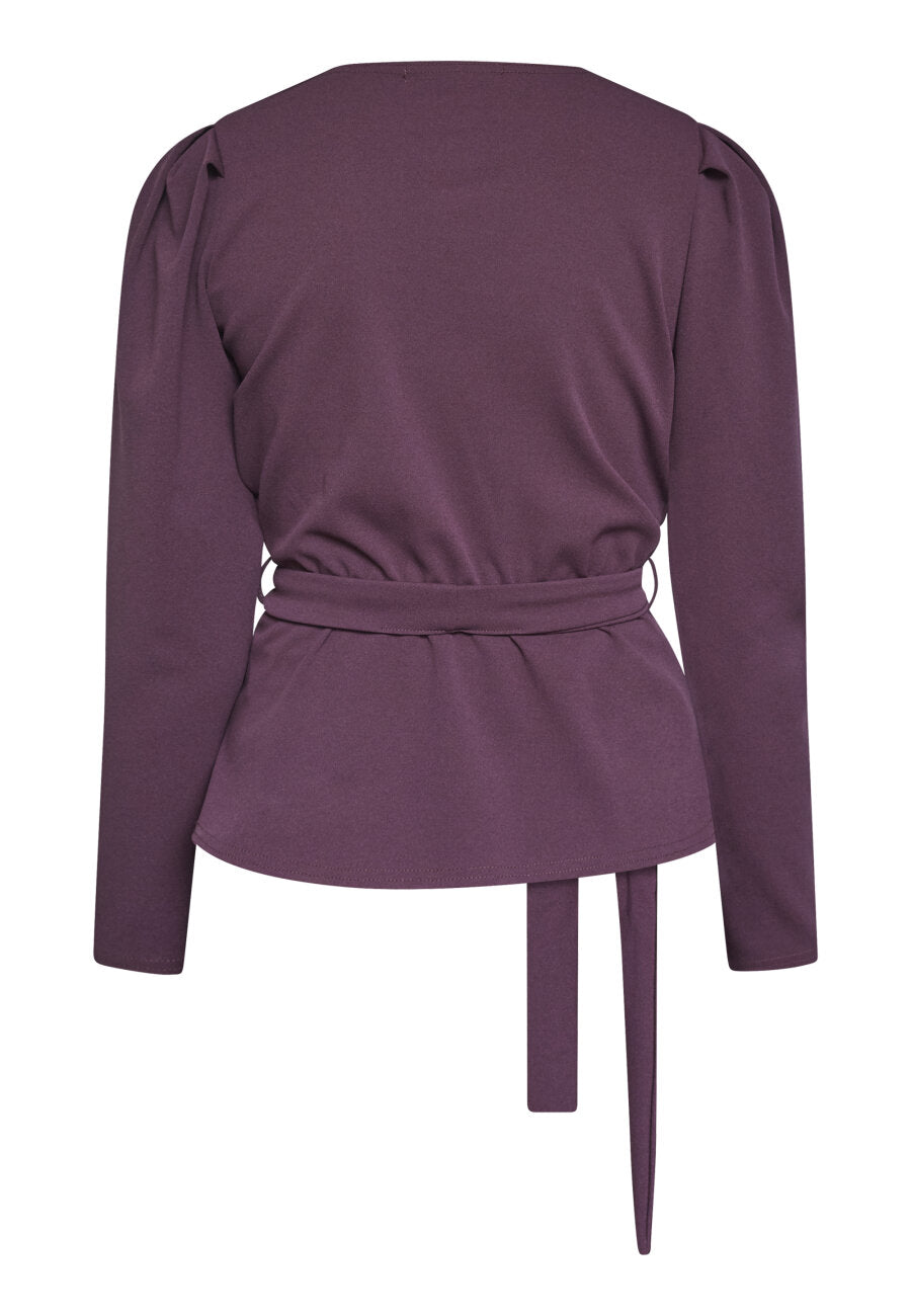 Sisters Point longsleeve burgundy rood model Nasa LS Deep bordeaux