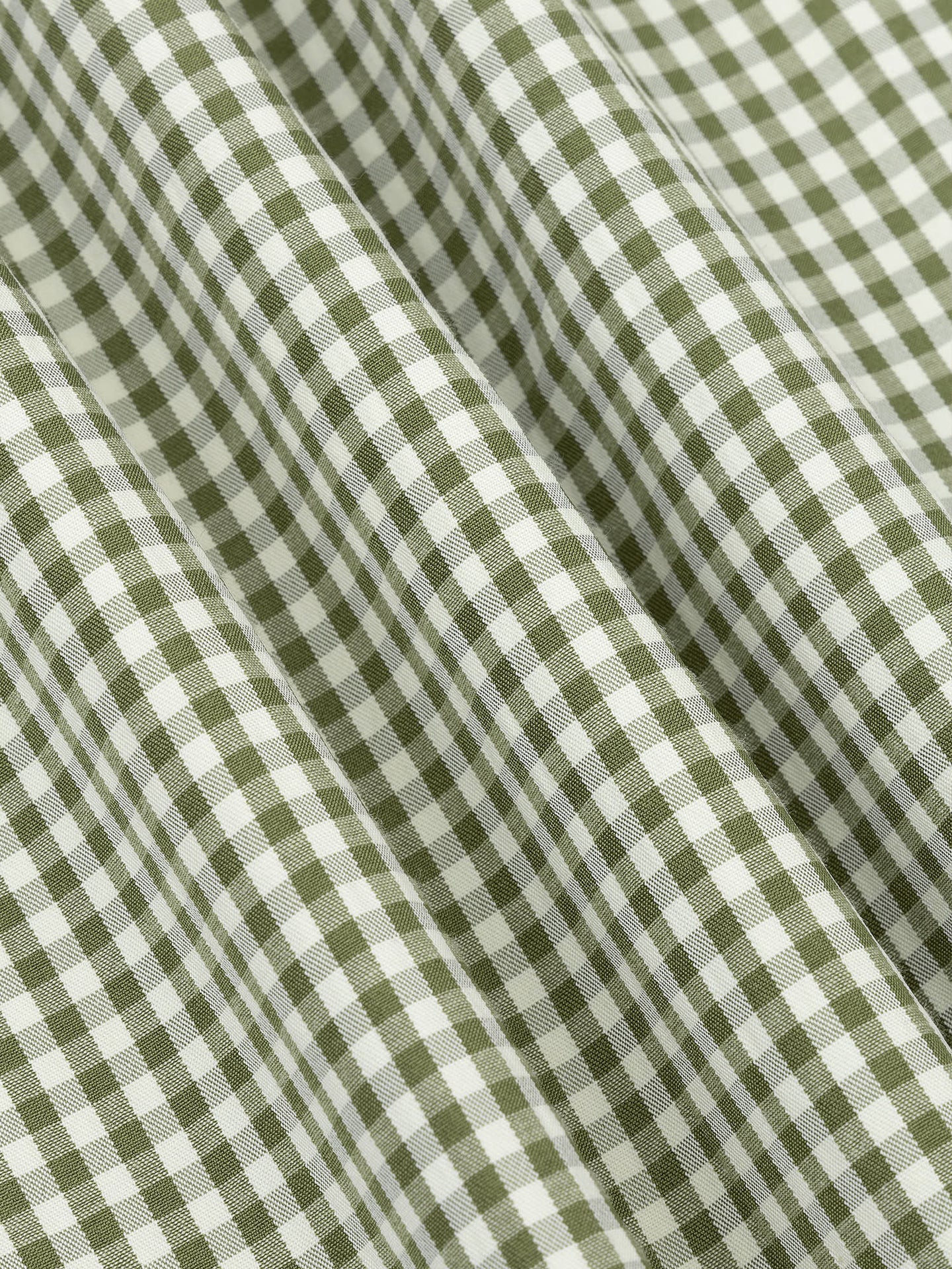 Ydence broek groen offwhite ruit model Pants Celeste green check vichy