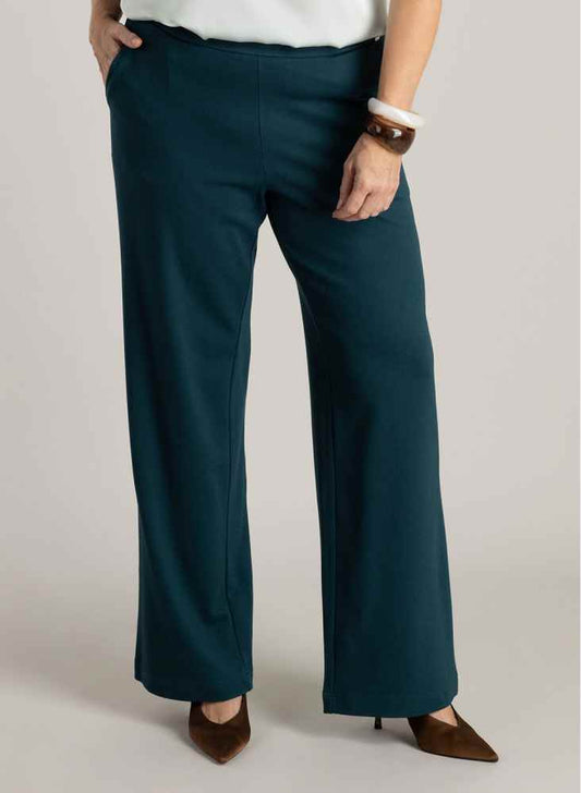 Yest Curve (yesta) pantalon groen model Nadeche Essential Teal Green A005946