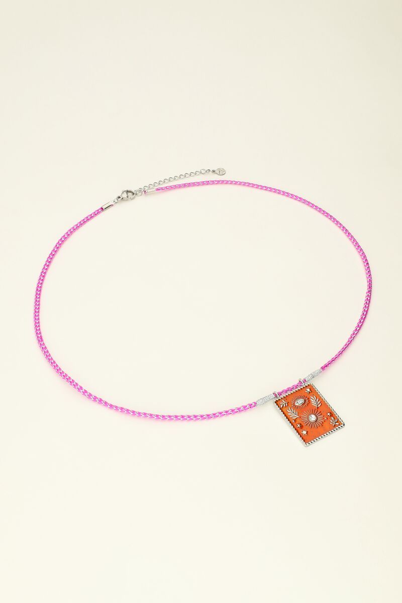 My Jewellery ketting Mystic ketting met oranje bedel