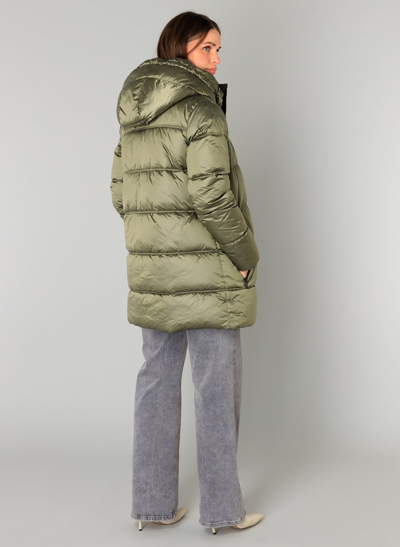 Yest winter jas groen model Zuleika antra