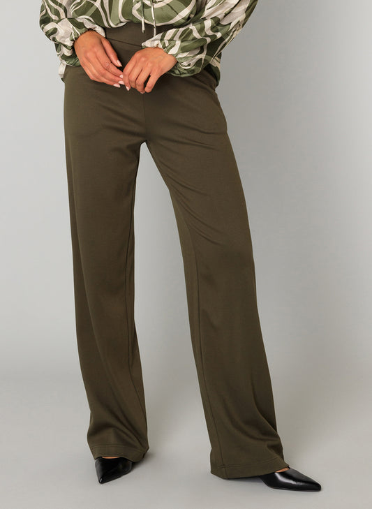 Yest broek groen model Paloma essential pantalon army green