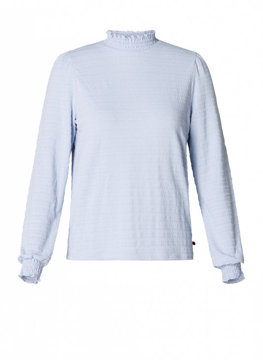 Yest shirt colletje lichtblauw model Onarida Essential soft blue