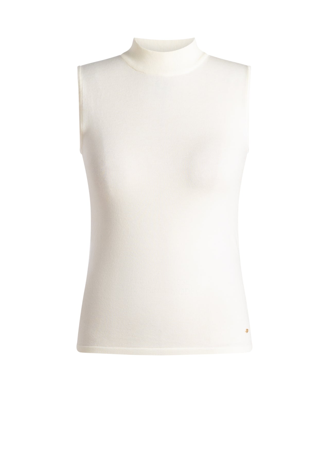 Yest top mouwloos colletje beige cream model Bobby Essential 6457