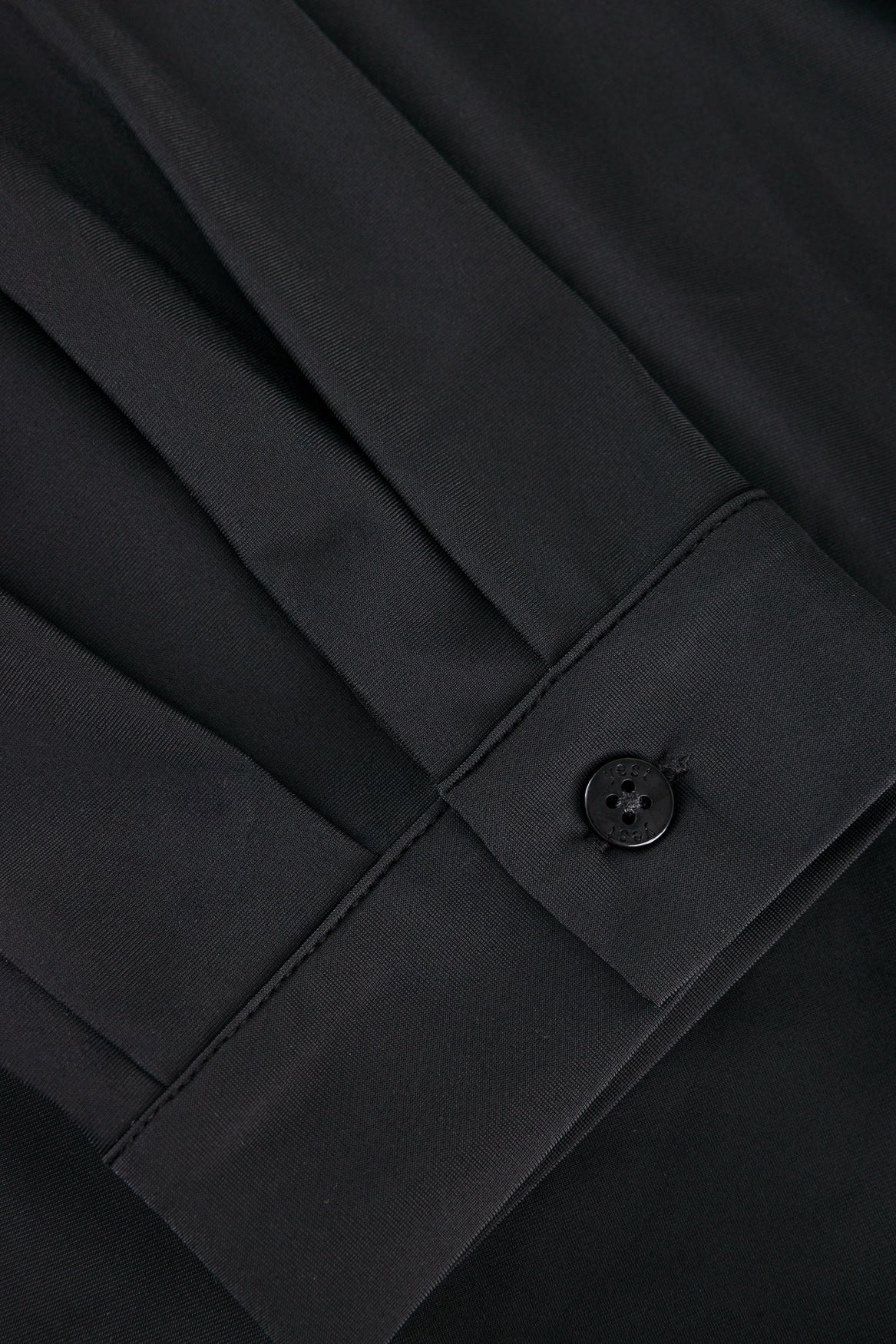 Yest blouse zwart travelstof model Willine black 0006752 