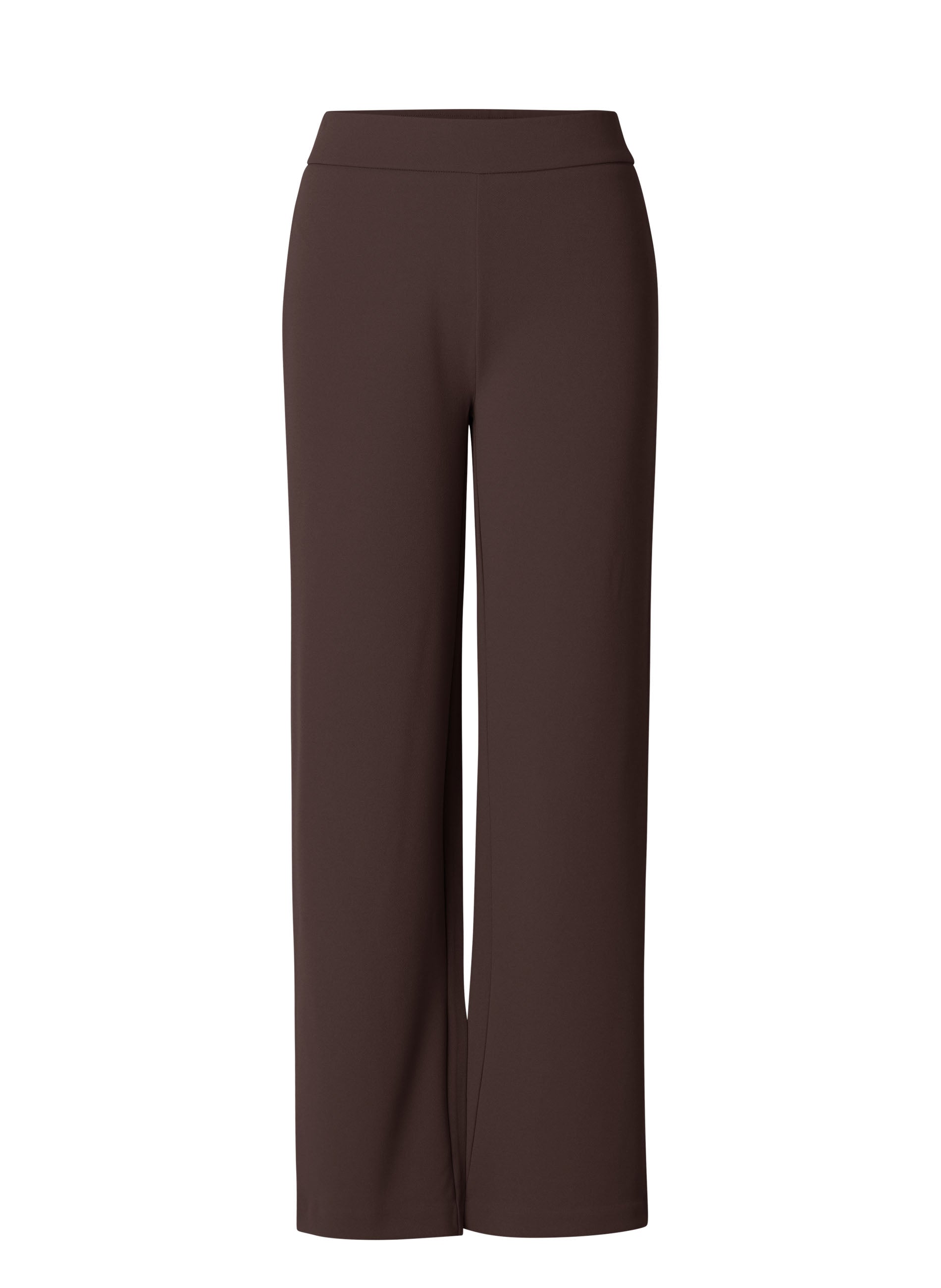 Base Level broek bruin wijd model lengte 30 model Yarah brown