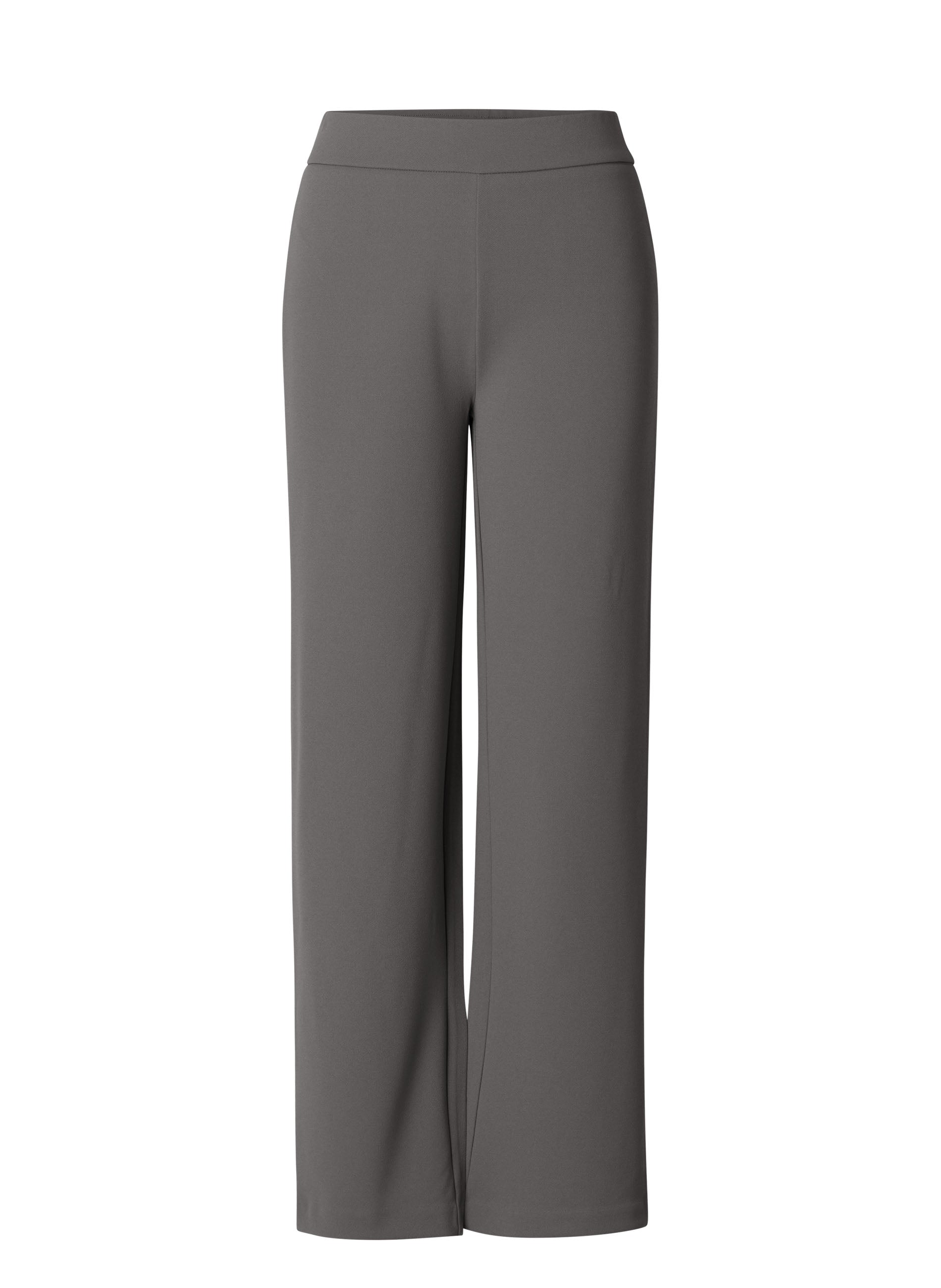 Base Level broek wijd model donkergijs Yarah dark grey 
