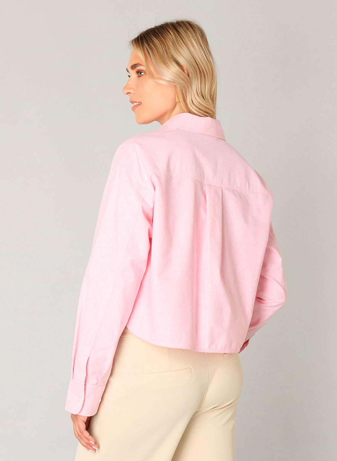 Base level yest licht roze blouse Bea Soft Pink