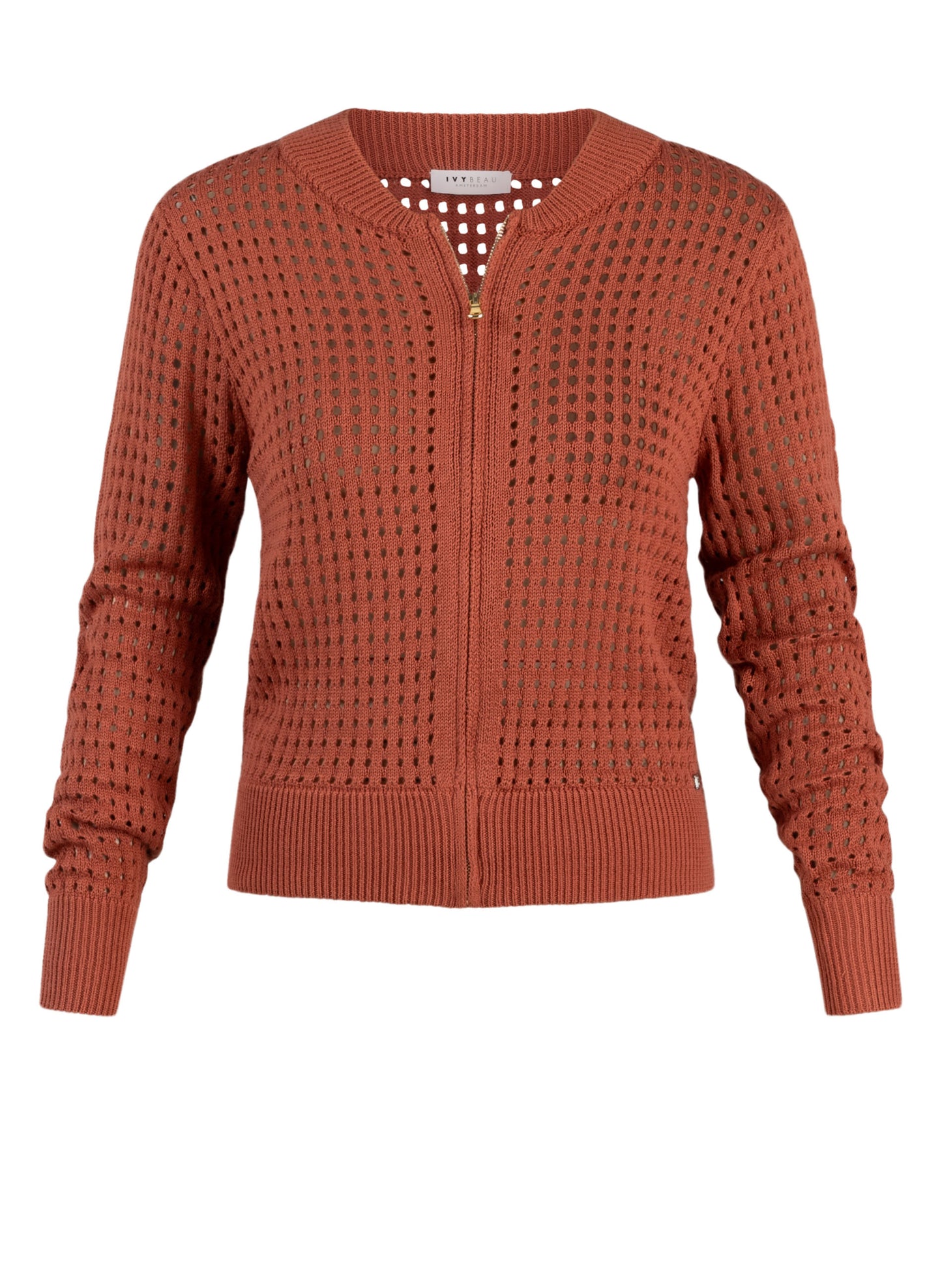Ivy Beau vest roest rood model Danice barn red 