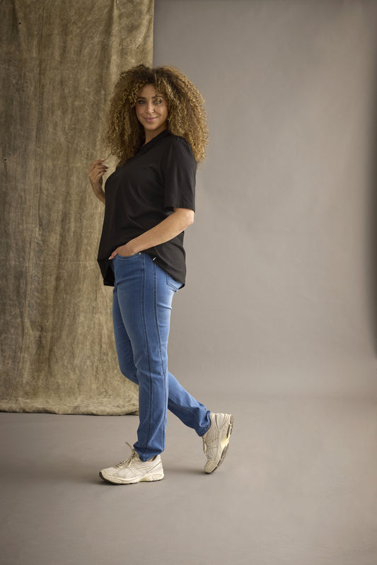 Zhenzi jeans blauw model Stomp 121 200955