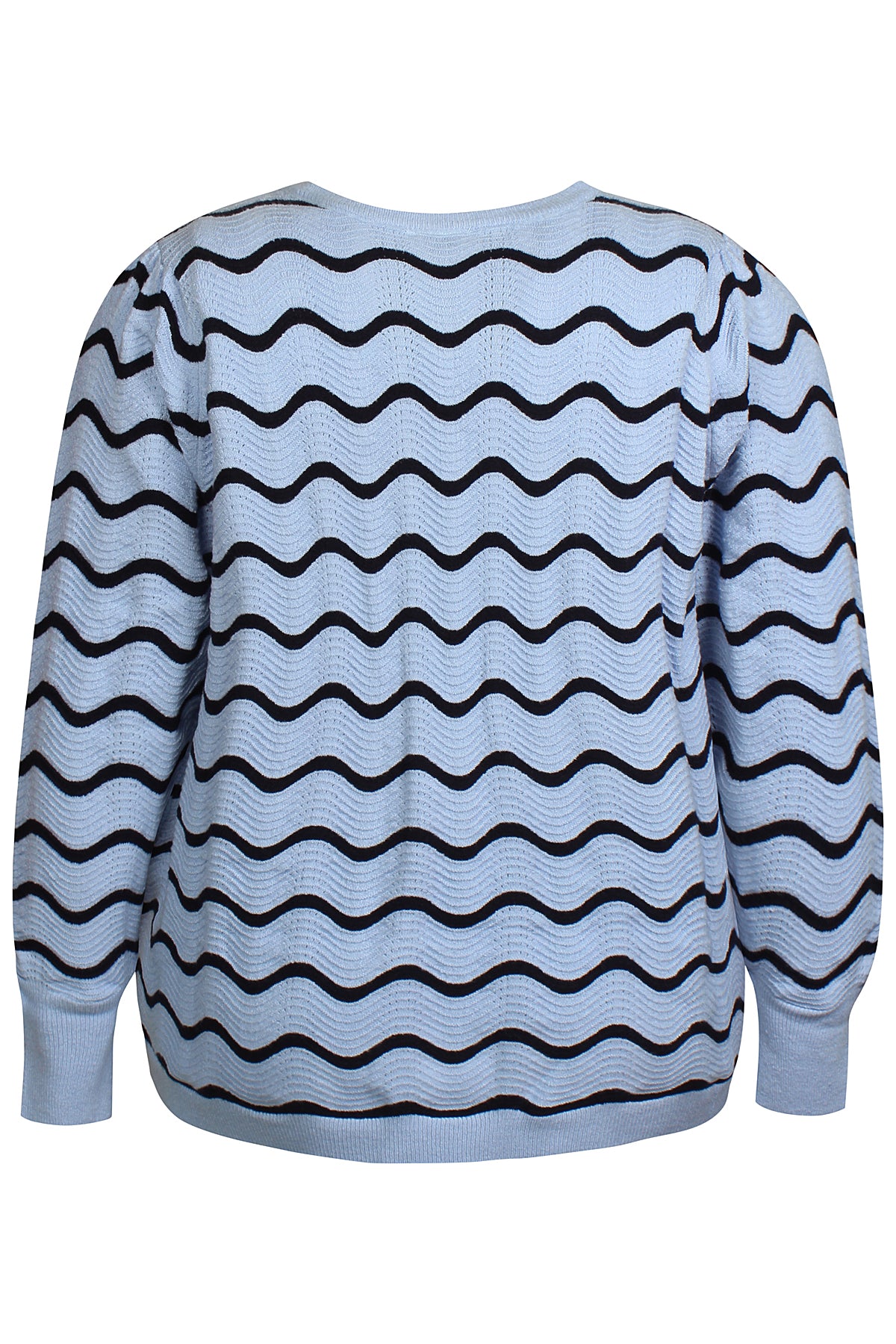 Zhenzi trui blauw gestreept model Elga 1166 pullover