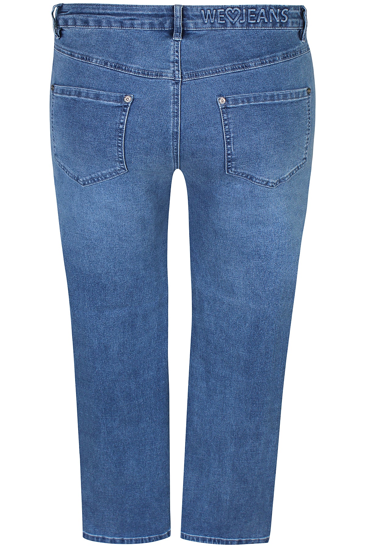 Zhenzi jeans blauw slimfit leg model Stomp 120 fit pants 