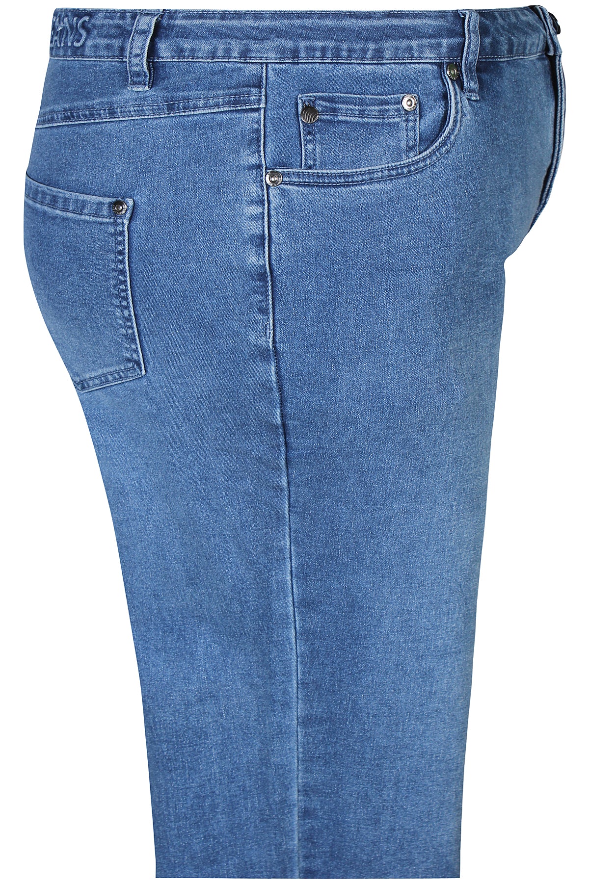 Zhenzi jeans blauw slimfit leg model Stomp 120 fit pants 