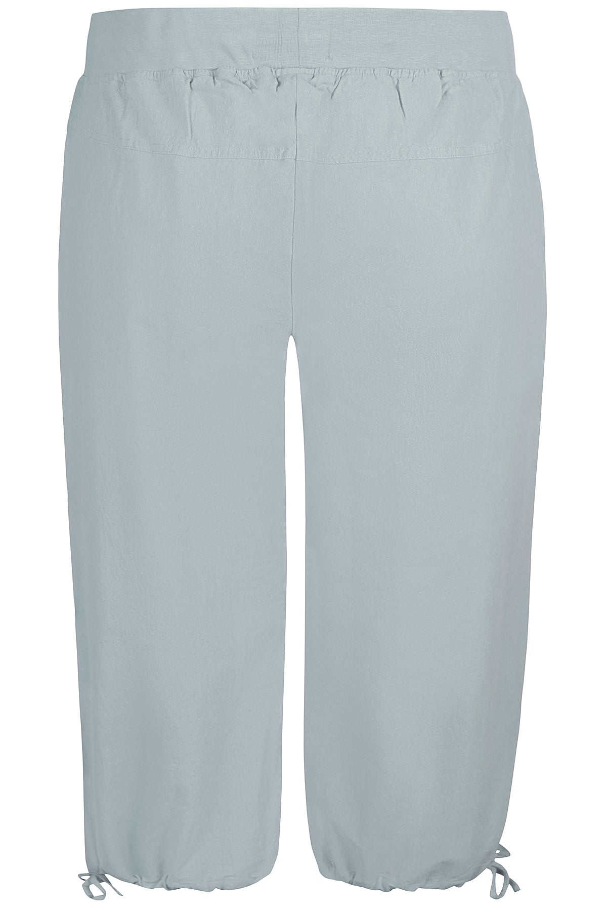 Zhenzi capri groen broek katoen model Amin sage