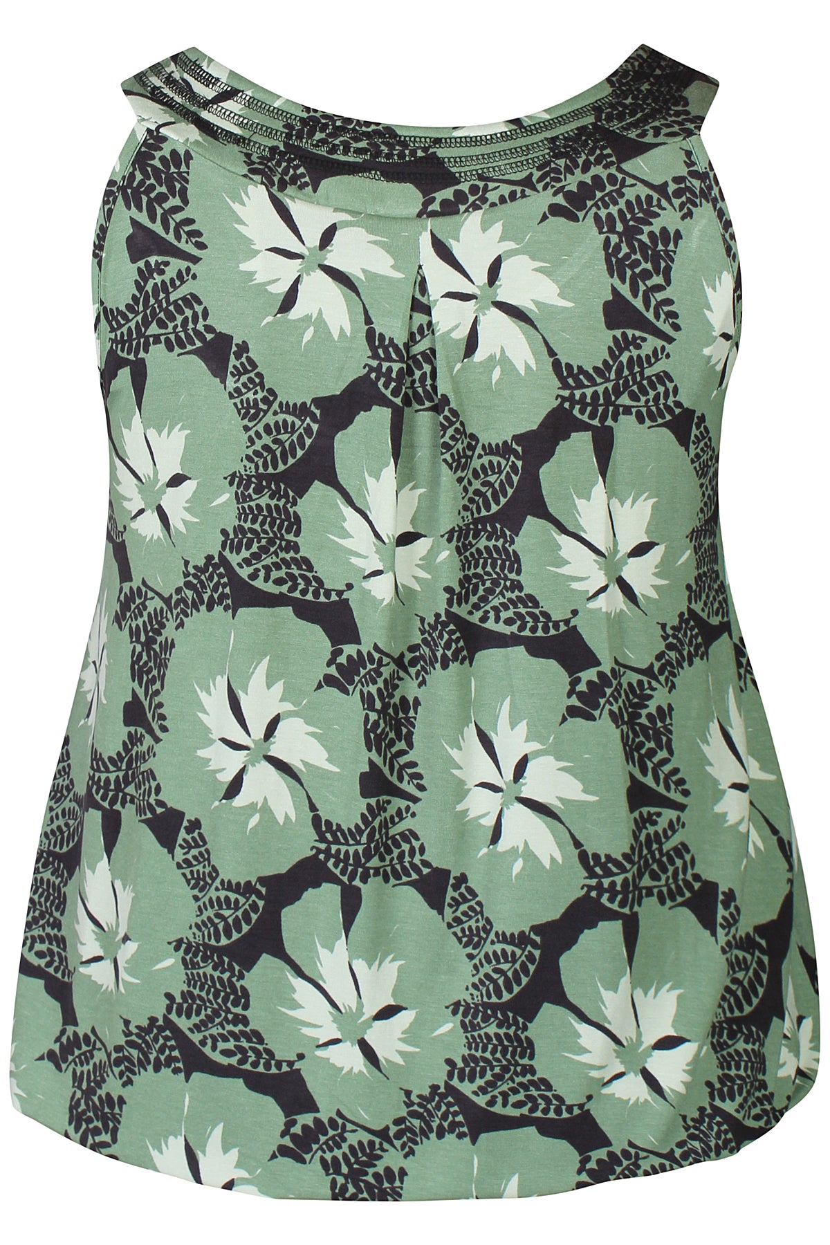 Zhenzi top groen met print model Cindy 201272
