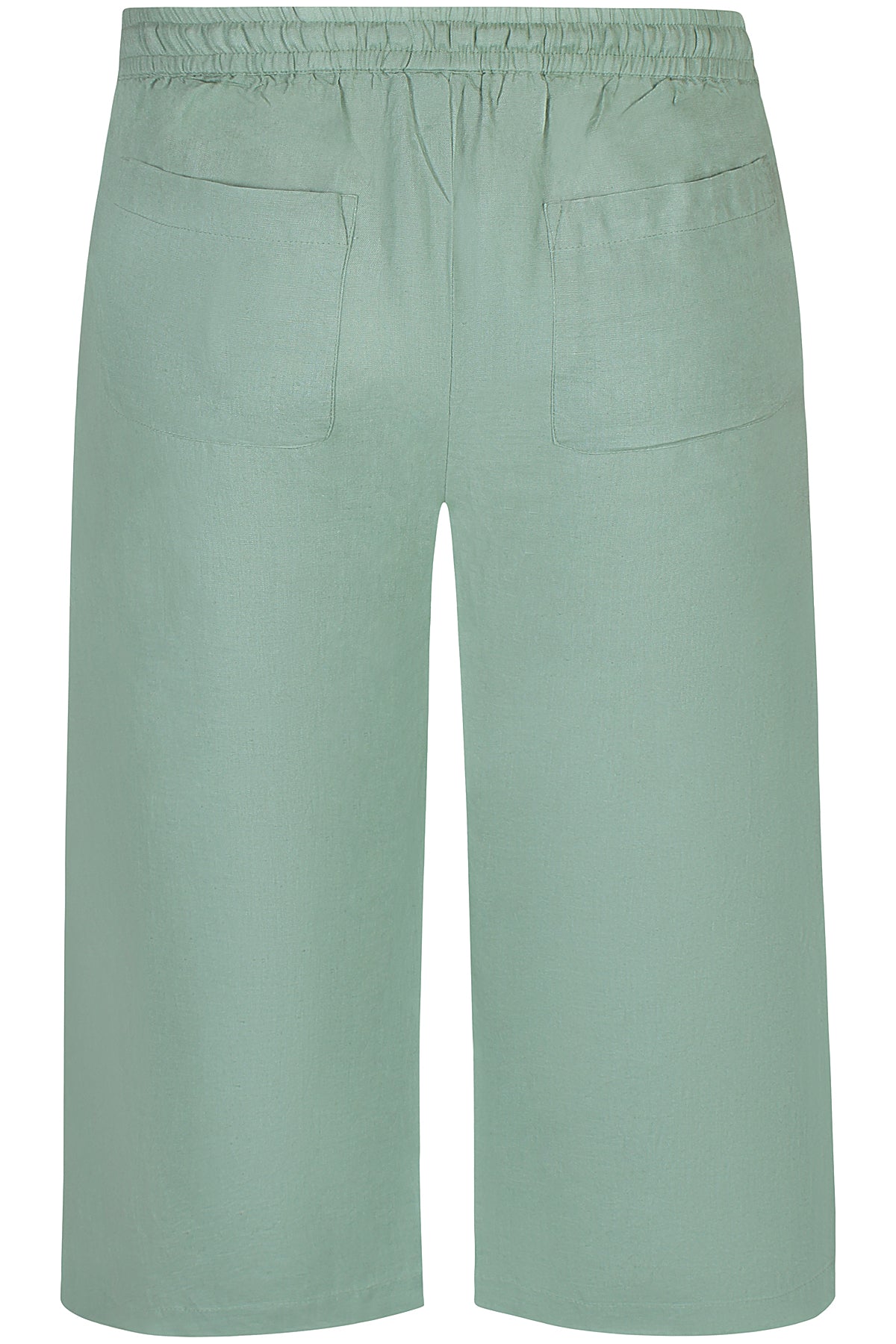 Zhenzi broek groen wijd capri model Hyla 1485