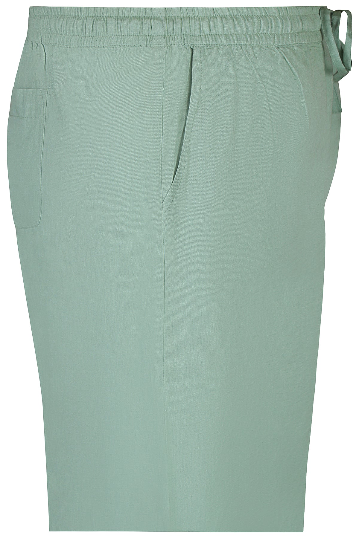 Zhenzi broek groen wijd capri model Hyla 1485