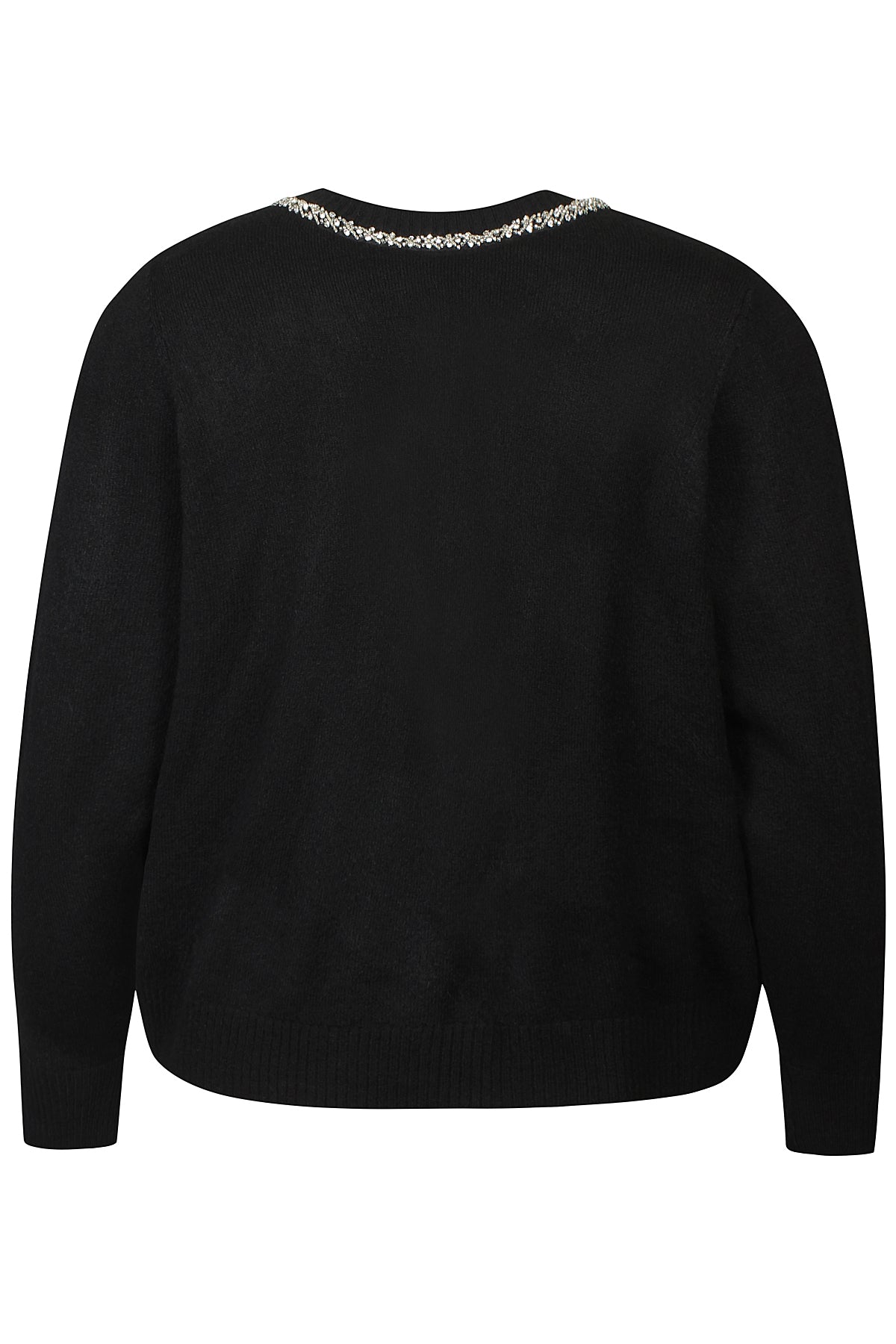 Zhenzi vest zwart met strass model Elga black