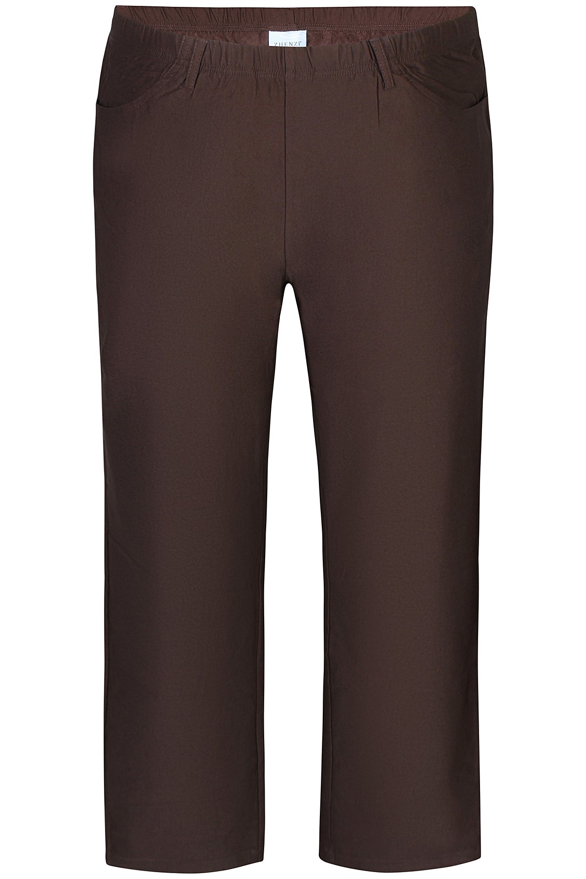 Zhenzi broek bruin Jazzy bengaline chocolate brown