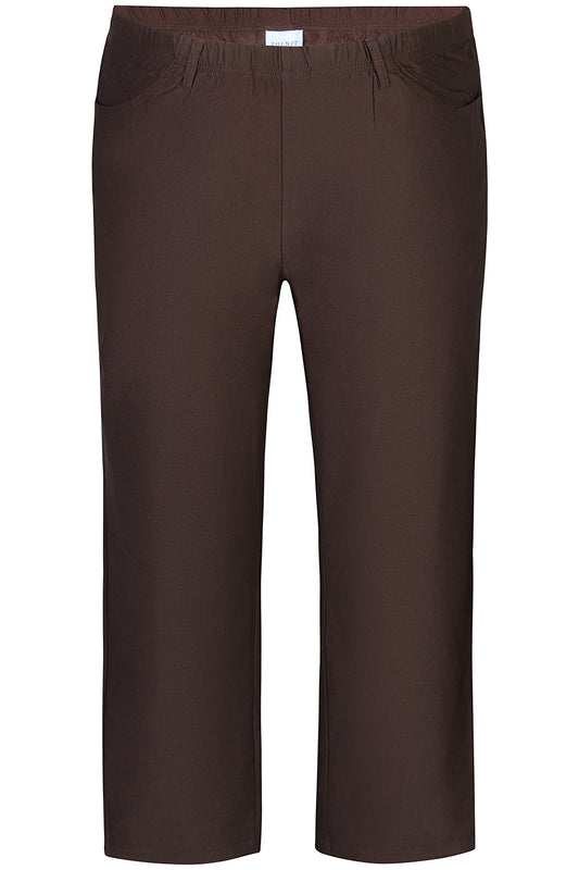 Zhenzi broek bruin Jazzy bengaline chocolate brown